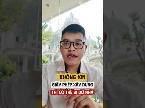 Không xin giấy phép xây dựng thì có bị dỡ nhà không #luatsuquan