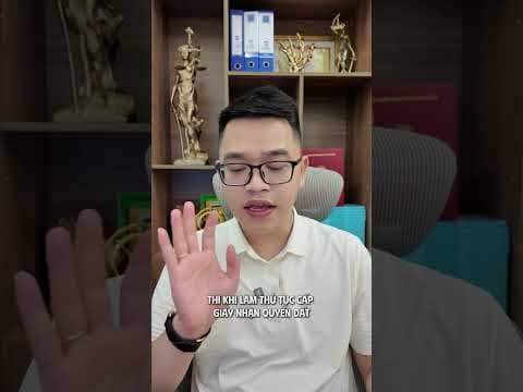 làm thủ tục cấp giấy cnqsdđ không mất gì cả? | Luật sư Quân