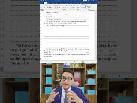 Đơn đề nghị hoà giải tranh chấp đất đai  