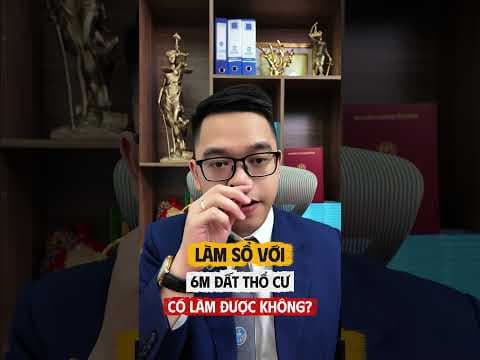 6m thổ cư thì có thể làm sổ không?  #luatsuquan